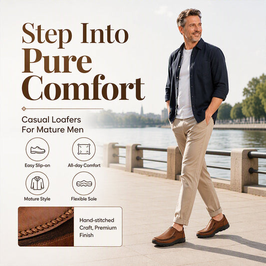 👟Men's Outdoor Slip-On Walking Shoes  – Lightweight, Comfortable & Easy to Wear