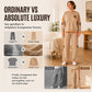 🤎 Women's Casual Sweatshirt & Wide-Leg Pants Set