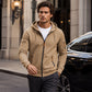 🍂 Men’s Full-Zip Hooded Cargo Jacket – Rugged, Practical & Effortlessly Stylish