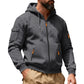 🍂 Men’s Full-Zip Hooded Cargo Jacket – Rugged, Practical & Effortlessly Stylish