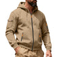 🍂 Men’s Full-Zip Hooded Cargo Jacket – Rugged, Practical & Effortlessly Stylish