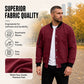 🧥 Men's Faux Suede Bomber Jacket – Classic, Cosy & Effortlessly Stylish
