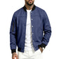 🧥 Men's Faux Suede Bomber Jacket – Classic, Cosy & Effortlessly Stylish