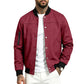 🧥 Men's Faux Suede Bomber Jacket – Classic, Cosy & Effortlessly Stylish