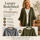 Women's Ruffle Sleeve Knit Cardigan