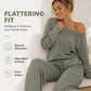 ✨👗Women's Off-Shoulder Top & Wide-Leg Pants Set – Elegant, Flattering & Effortless
