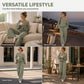 ✨👗Women's Off-Shoulder Top & Wide-Leg Pants Set – Elegant, Flattering & Effortless