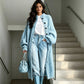 🧶 Cozy Length, Effortless Layers | Women's Chunky Knit Long Sweater Coat