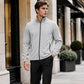 🧥 Men's Stand Collar Zip-Up Warm Jacket – Cosy, Practical & Effortlessly Stylish