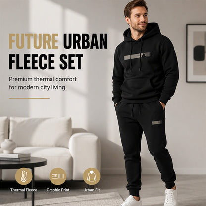 ✨Men's Hooded Sweatshirt & Sweatpants 2-Piece Set – Cosy, Comfortable & Effortlessly Casual