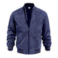🧥Men's Classic Bomber Jacket with Zip Front – Timeless, Comfortable & Effortlessly Stylish