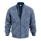 🧥Men's Classic Bomber Jacket with Zip Front – Timeless, Comfortable & Effortlessly Stylish