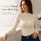 🌸Women's Elegant Long-Sleeve Lace Shirt – Feminine, Chic & Effortlessly Sophisticated