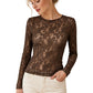 🌸Women's Elegant Long-Sleeve Lace Shirt – Feminine, Chic & Effortlessly Sophisticated