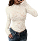 🌸Women's Elegant Long-Sleeve Lace Shirt – Feminine, Chic & Effortlessly Sophisticated