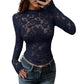 🌸Women's Elegant Long-Sleeve Lace Shirt – Feminine, Chic & Effortlessly Sophisticated