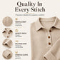 🧶✨ Women's Waffle Knit Long Sleeve Henley Top – Cosy, Flattering & Effortlessly Stylish