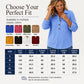 🧶✨ Women's Waffle Knit Long Sleeve Henley Top – Cosy, Flattering & Effortlessly Stylish
