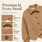 🍂✨ Women's Irregular Diagonal Button-Down Jacket – Unique, Flattering & Effortlessly Chic