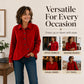 🍂✨ Women's Irregular Diagonal Button-Down Jacket – Unique, Flattering & Effortlessly Chic