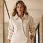 🍂✨ Women's Irregular Diagonal Button-Down Jacket – Unique, Flattering & Effortlessly Chic