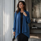 🧶Women's Casual Draped Open Front Cardigan – Cosy, Flattering & Effortlessly Chic