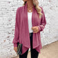 🧶Women's Casual Draped Open Front Cardigan – Cosy, Flattering & Effortlessly Chic