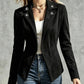 🍂✨ Women's Chic Lapel Slim Fit Jacket – Chic, Flattering & Effortlessly Elegant