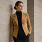 🍂✨ Women's Chic Lapel Slim Fit Jacket – Chic, Flattering & Effortlessly Elegant