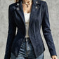 🍂✨ Women's Chic Lapel Slim Fit Jacket – Chic, Flattering & Effortlessly Elegant