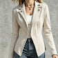 🍂✨ Women's Chic Lapel Slim Fit Jacket – Chic, Flattering & Effortlessly Elegant