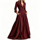 👗 Women's Lapel Button Down Maxi Dress – Elegant, Flattering & Effortlessly Chic