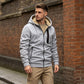 🍂🔥 Men's Thick Plush-Lined Hooded Warm Jacket – Thick, Warm & Comfortable