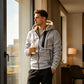 🍂🔥 Men's Thick Plush-Lined Hooded Warm Jacket – Thick, Warm & Comfortable
