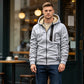 🍂🔥 Men's Thick Plush-Lined Hooded Warm Jacket – Thick, Warm & Comfortable