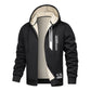 🍂🔥 Men's Thick Plush-Lined Hooded Warm Jacket – Thick, Warm & Comfortable