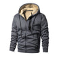 🍂🔥 Men's Thick Plush-Lined Hooded Warm Jacket – Thick, Warm & Comfortable
