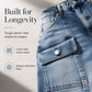 👖💕Women's High-Waisted Stretch Straight Leg Jeans– Flattering, Comfortable