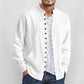 👕 Men's Casual Long Sleeve Stand Collar Shirt – Smart, Comfortable & Effortlessly Stylish