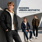 ❄️🔥 Men’s Winter Fleece Lined Zip Up Hoodie Jacket – Warm, Cosy & Effortlessly Versatile