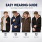 ❄️🔥 Men’s Winter Fleece Lined Zip Up Hoodie Jacket – Warm, Cosy & Effortlessly Versatile
