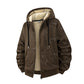 ❄️🔥 Men’s Winter Fleece Lined Zip Up Hoodie Jacket – Warm, Cosy & Effortlessly Versatile