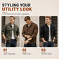 🍂✨Men's Classic  Loose Fit Cargo Jacket – Rugged, Comfortable & Effortlessly Stylish