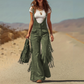 🤎✨ Retro Western Suede Fringe Overalls – Boho, Flattering & Effortlessly Cool