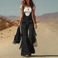 🤎✨ Retro Western Suede Fringe Overalls – Boho, Flattering & Effortlessly Cool