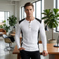 👕Men's Color Block Waffle Knit Henley Shirt – Smart, Comfortable & Effortlessly Stylish