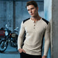 👕Men's Color Block Waffle Knit Henley Shirt – Smart, Comfortable & Effortlessly Stylish