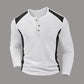 👕Men's Color Block Waffle Knit Henley Shirt – Smart, Comfortable & Effortlessly Stylish