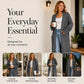 🍂✨Women's Open Front Long Knit Cardigan – Cosy, Flattering & Effortlessly Chic