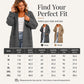 🍂✨Women's Open Front Long Knit Cardigan – Cosy, Flattering & Effortlessly Chic